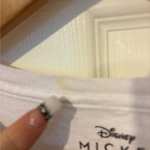 Men’s Disney Mickey Mouse Long Sleeve White T-Shirt Size 3X - Picture 5 of 6